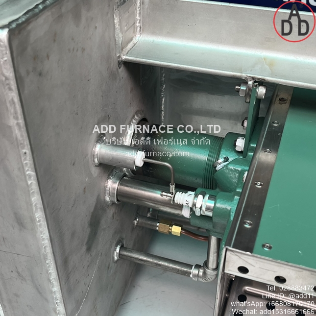 Temperature control cabinet with automatic ignition system and hot air exhaust fan control (8)